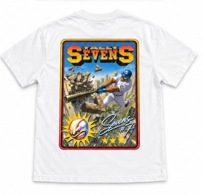 7’s Trading Card Tee (White)