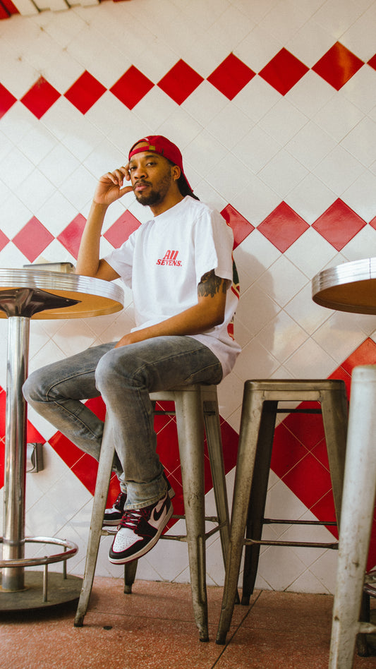 ALL SEVENS MARKET T-SHIRT “RANCH” WHITE