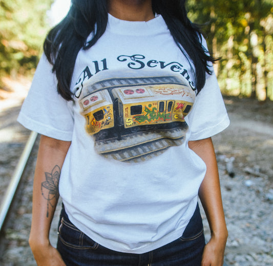 NY7 GRAFFITI TRAIN TEE