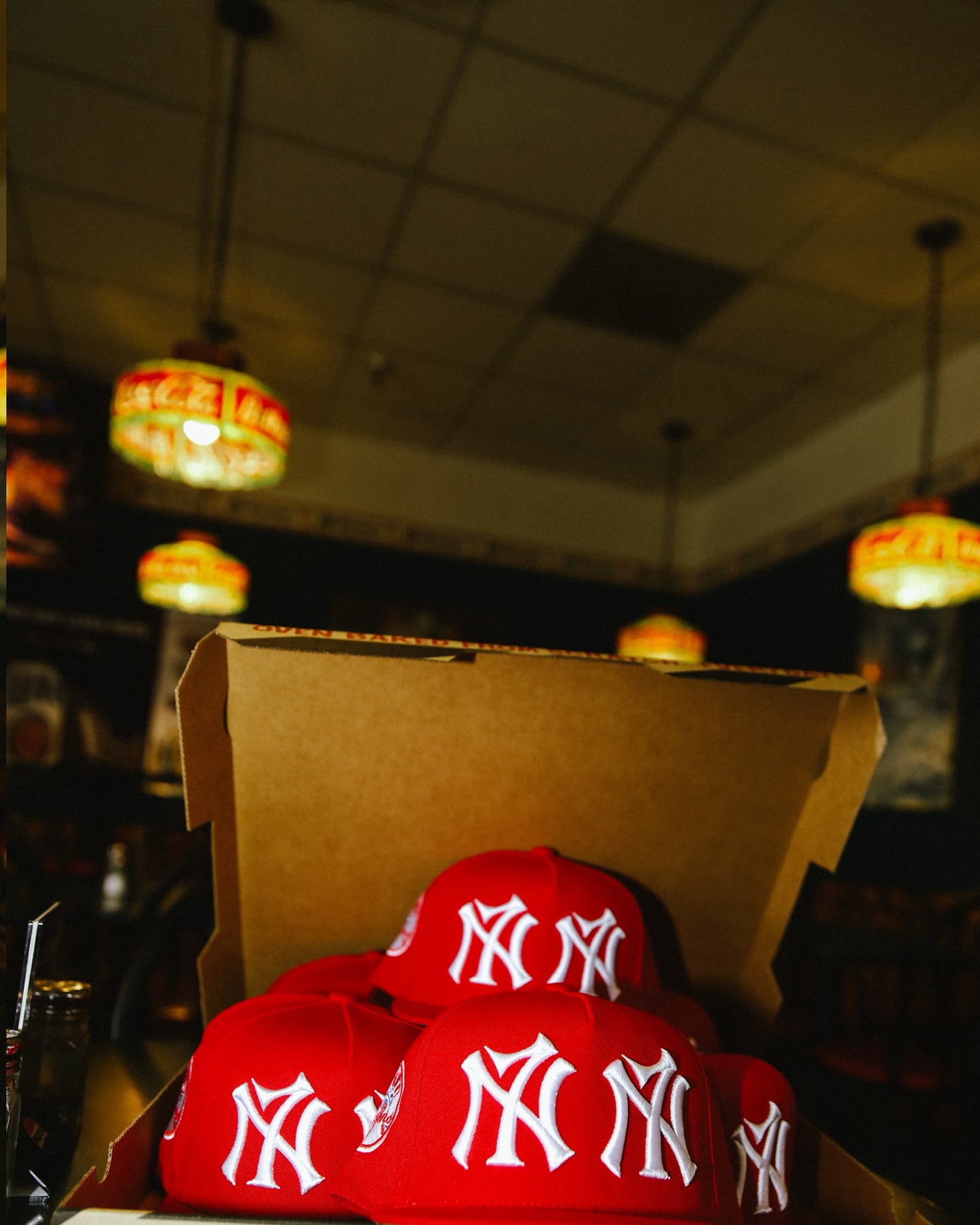 NY7 RED SNAPBACK