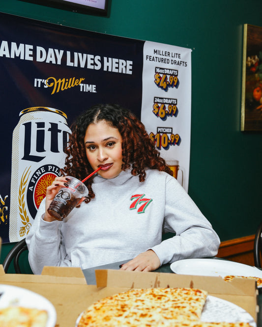 ALL7VENS “GREY” HOODIE