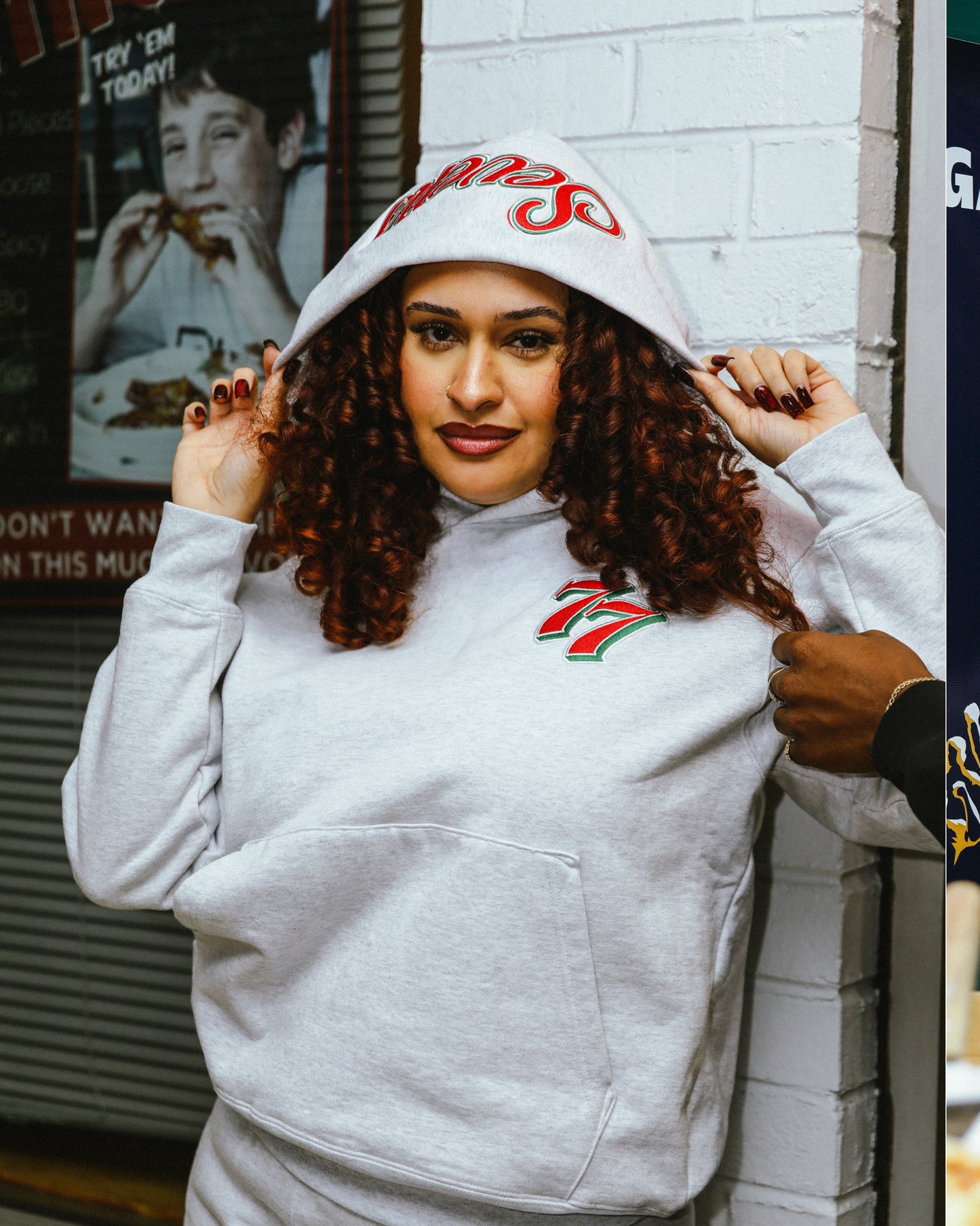 ALL7VENS “GREY” HOODIE