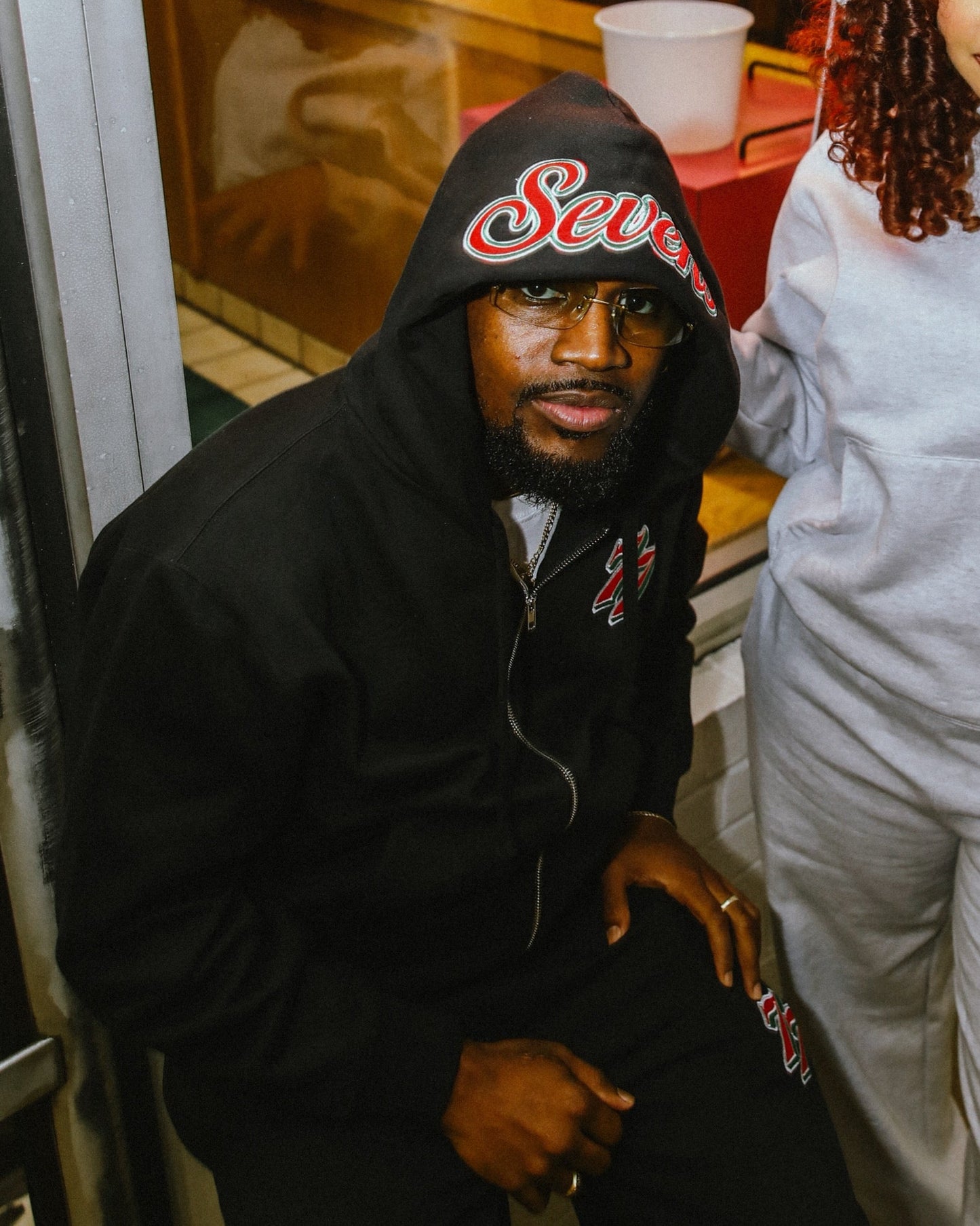 ALL7VENS “BLACK” ZIPUP