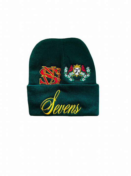 Sevens “Multi-Logo” Green Beanie
